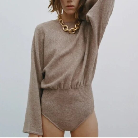 Zara Sweater Bodysuit - Picture 1 of 3